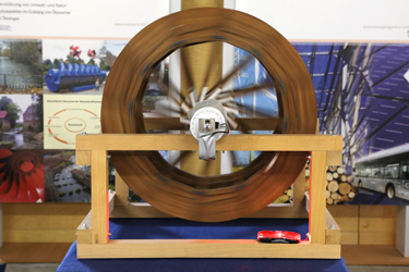 Energielehrschau Modell Wasserrad
