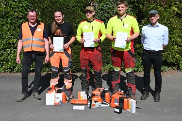 Berufswettbewerb 2025 Forstwirte