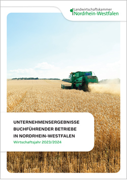 Titel der Broschüre Unternehmensergebnisse buchführender Betriebe