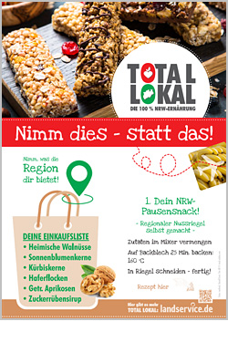Plakat zur Kampagne Total lokal