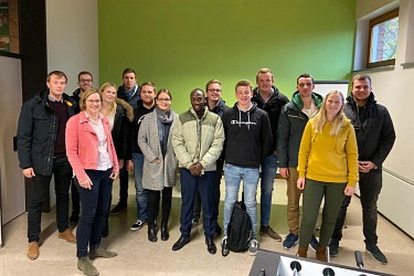 Besuch aus Uganda in der Fachschule in Muenster-Wolbeck