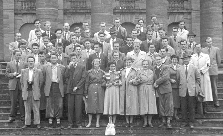 Der ersten Studierenden 1950. © Foto: Fachschule für Gartenbau Essen