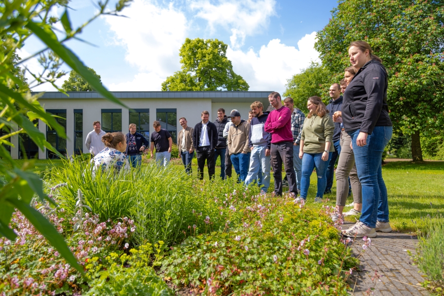 Vegetationskunde auf dem Campus